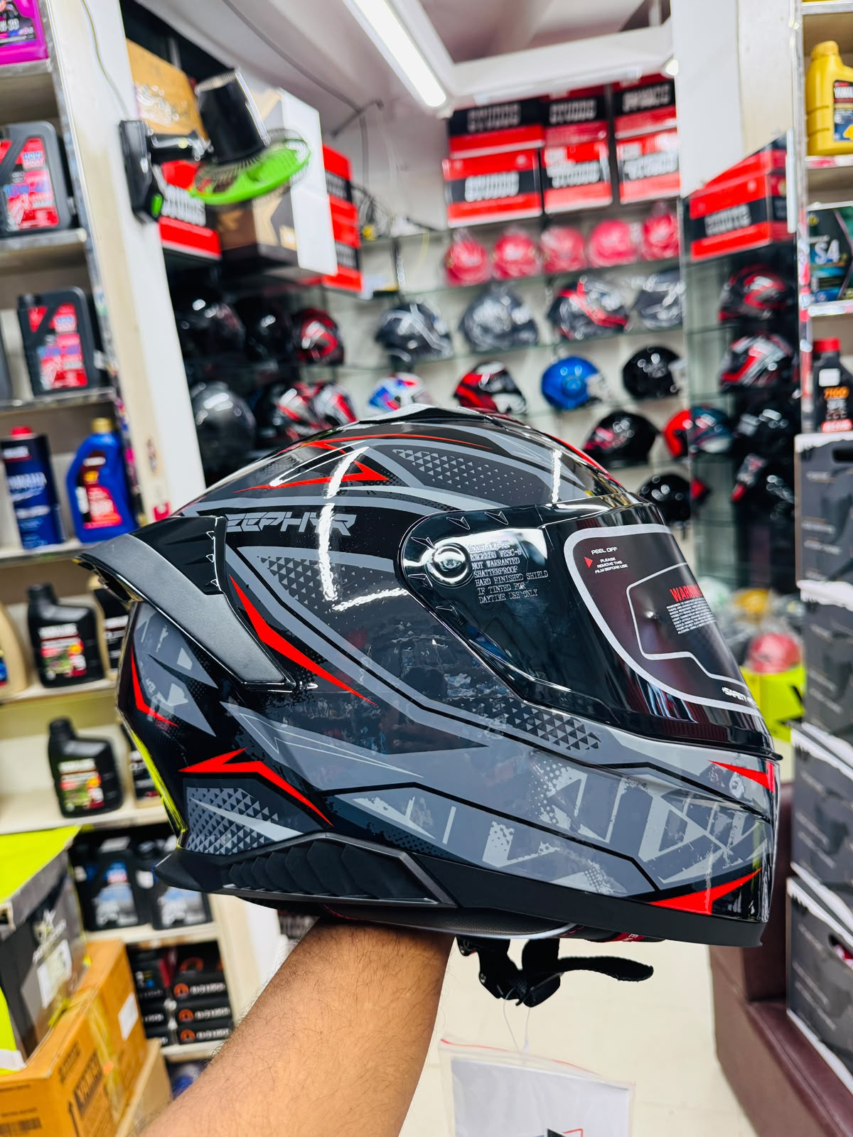 My Helmet FF953 G Force – Zephyr Black Red Grey