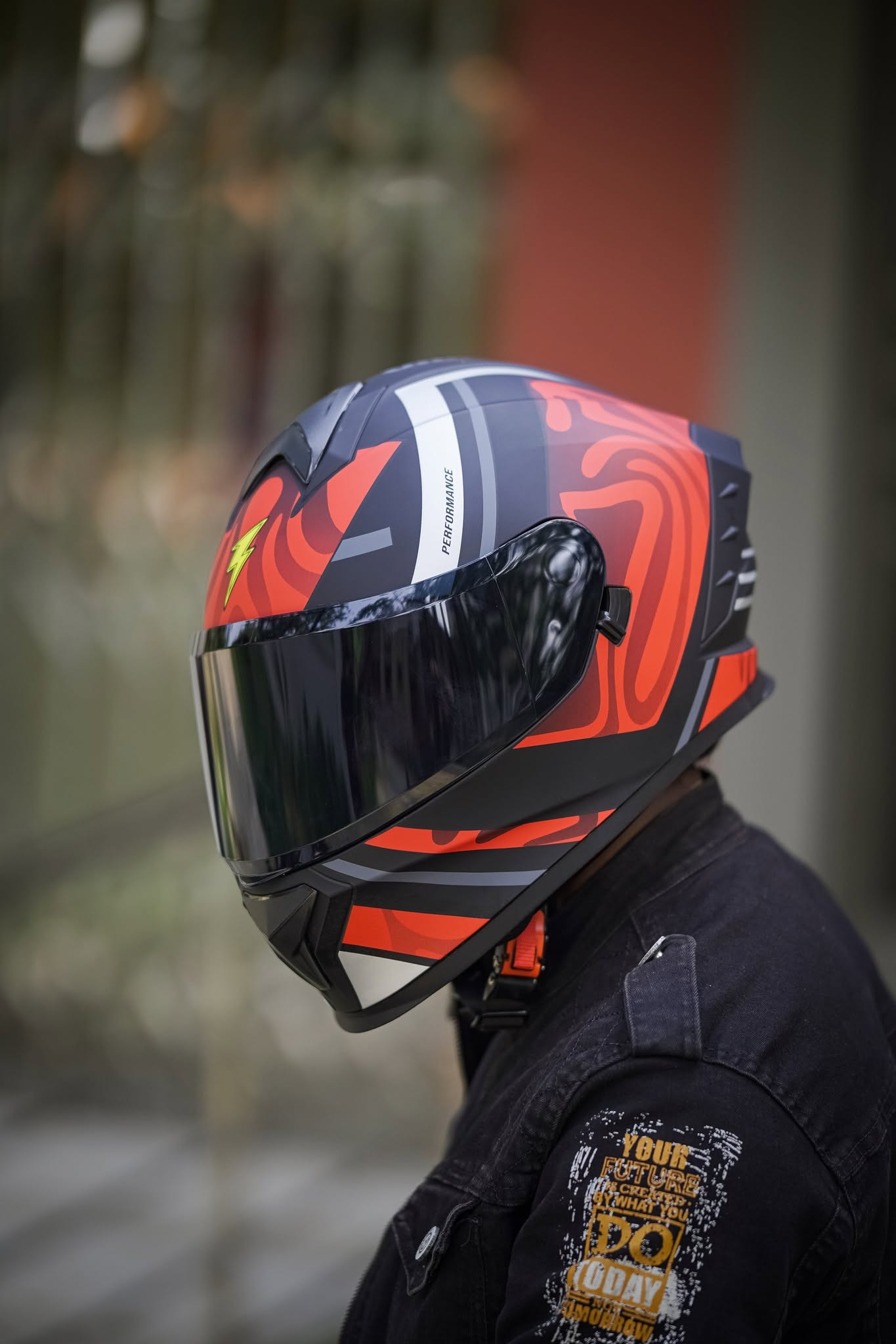 SPARK Challenger Helmet – Glossy Red/Black