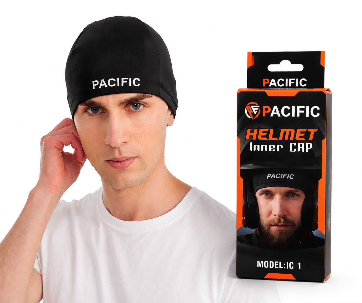 Pacific Helmet Inner Cap - Black