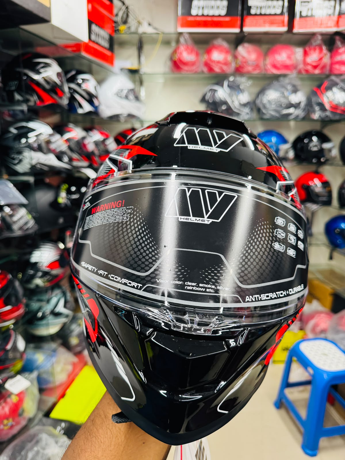 My Helmet FF963 Mana PR Pro – Enigma Black Grey Red