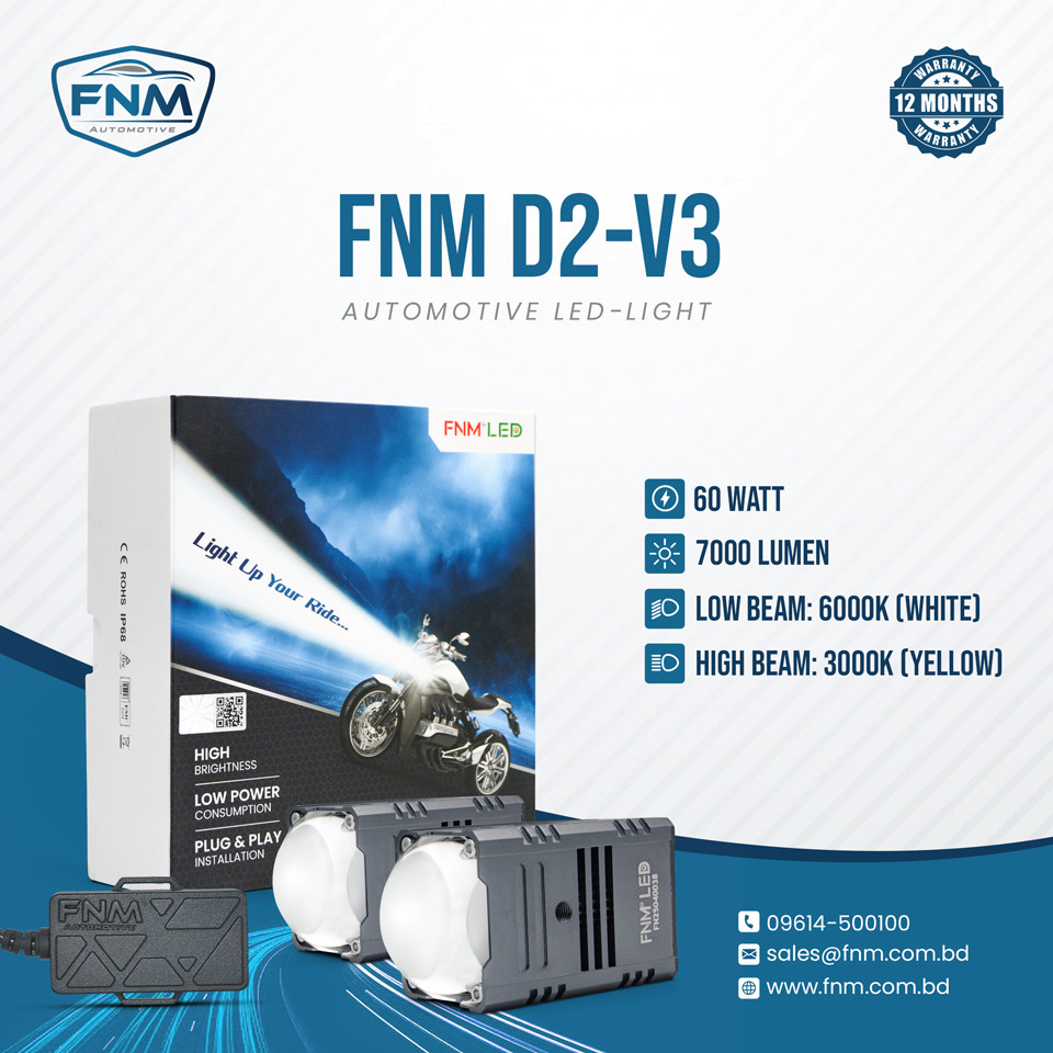FNM D2-V3 Motorcycle Fog Light