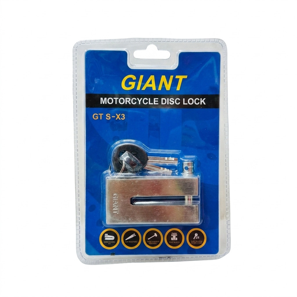 GIANT GTS-X3 Motorcycle Disc Lock – 10mm