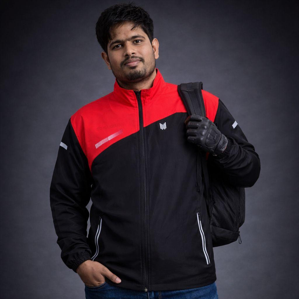 Millennial Ultra Light Windbreaker Red/Black