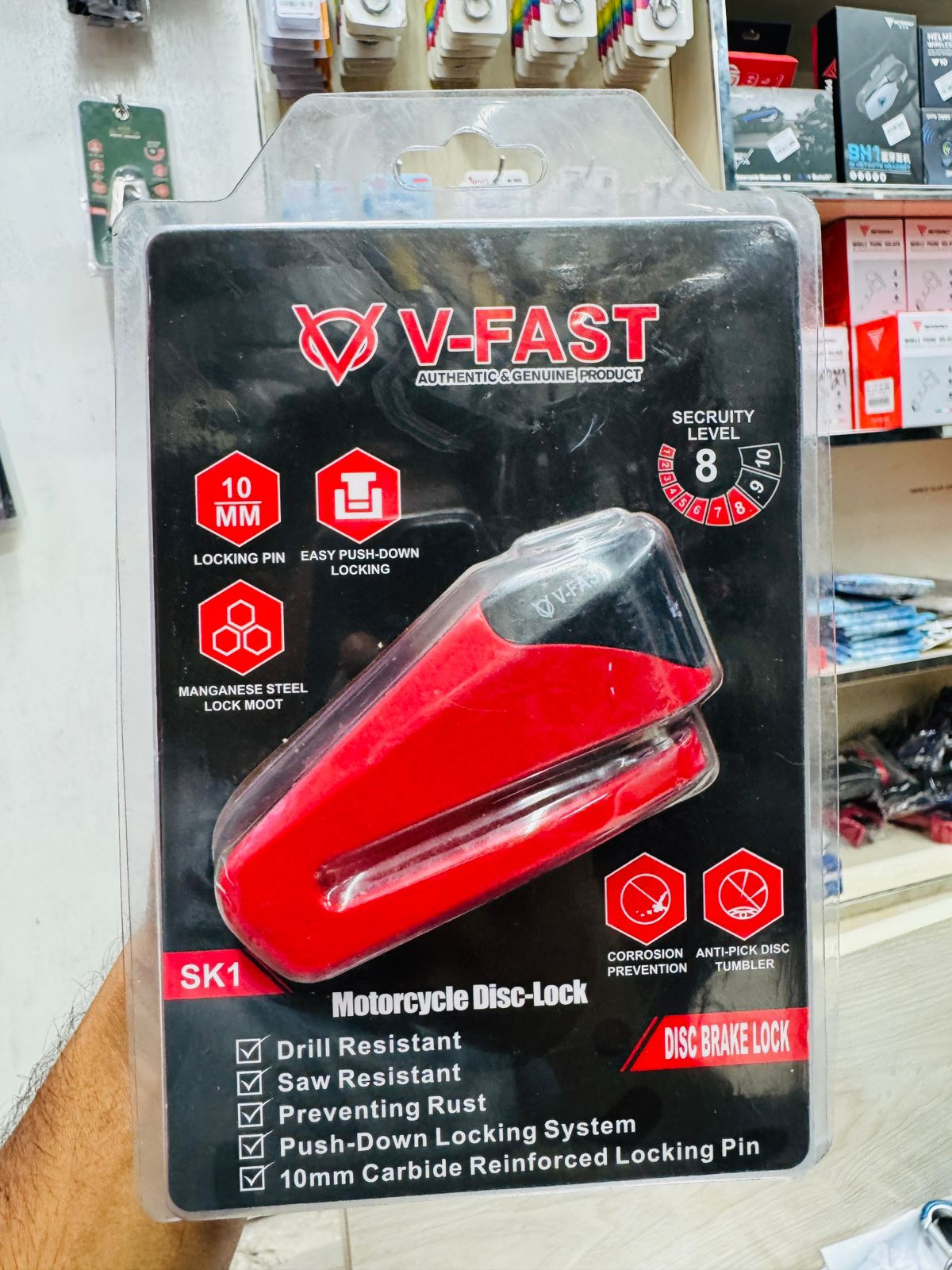 V-Fast Disc Lock SK1 - 10mm