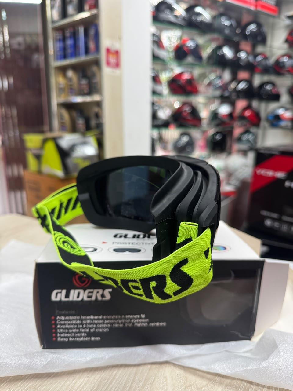 Gliders GS-1 Protective Motorcycle Riding Goggles