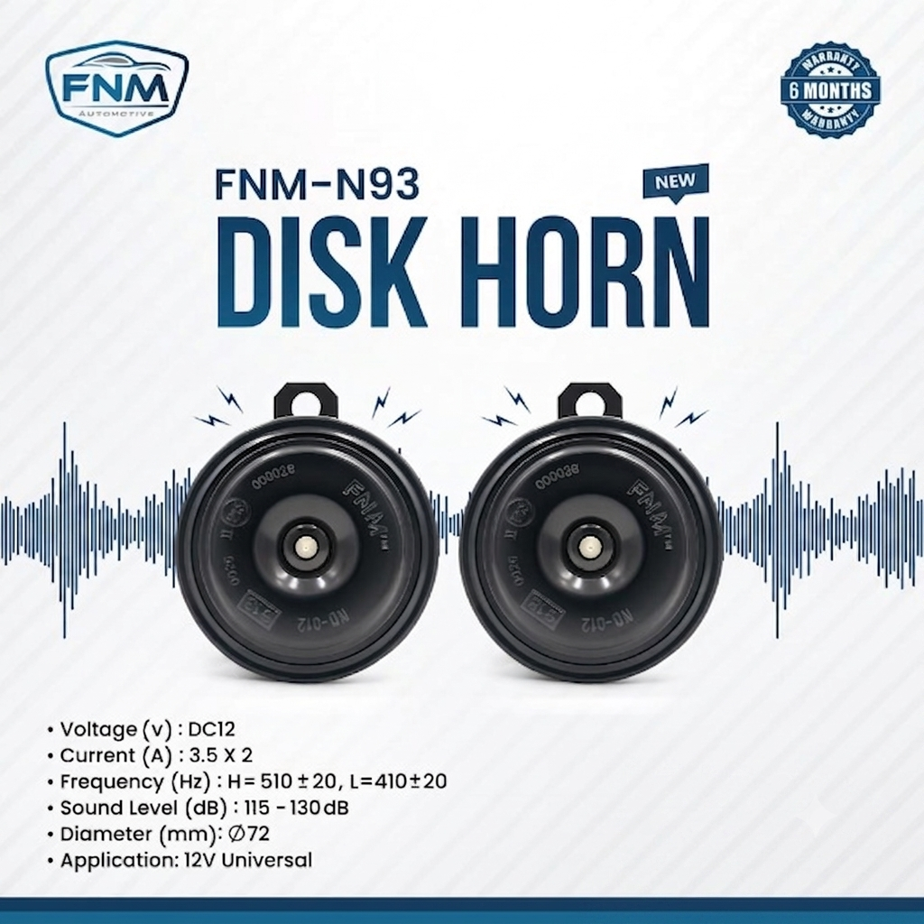FNM-N93 Advanced Automobile Disk Horn