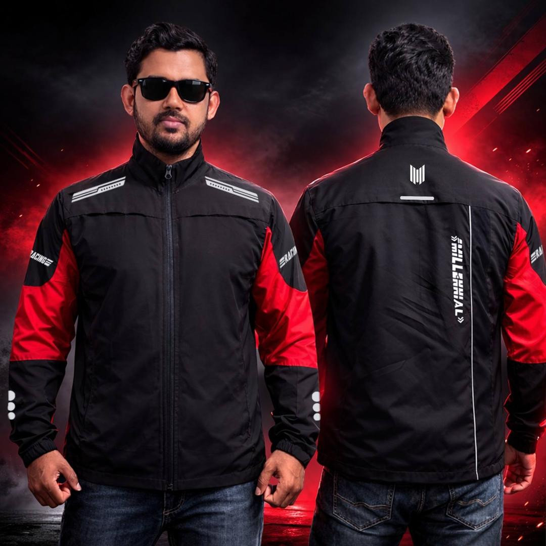 Summer Essential Windbreaker Red/Black