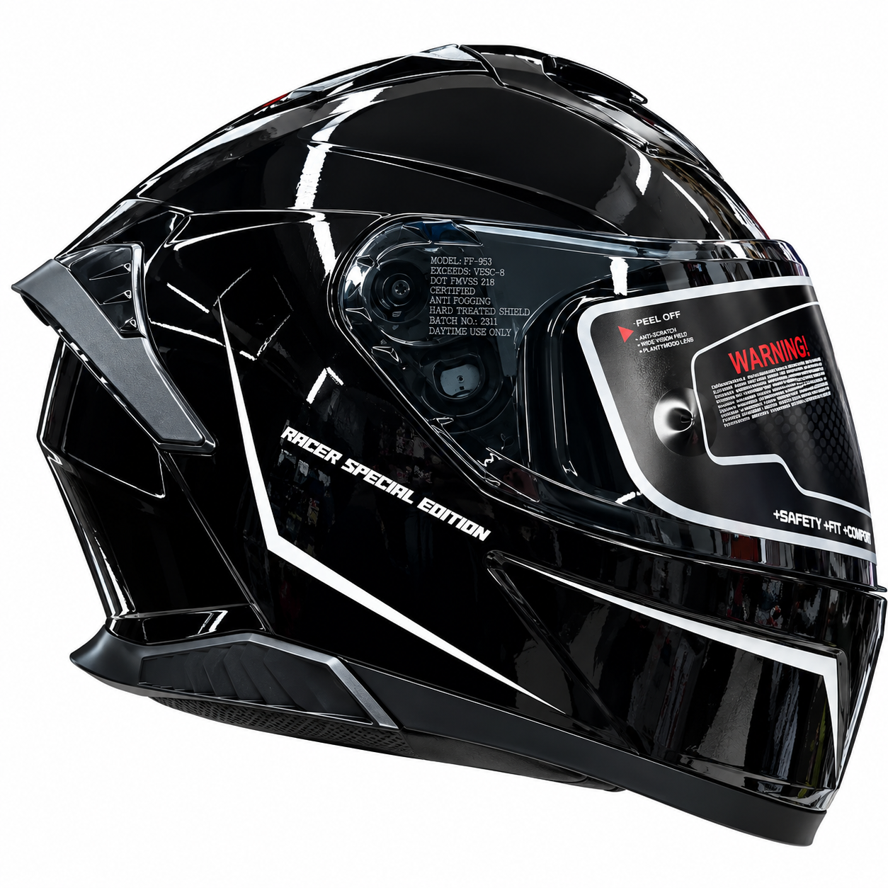 My Helmet FF953 G Force – Glossy Black