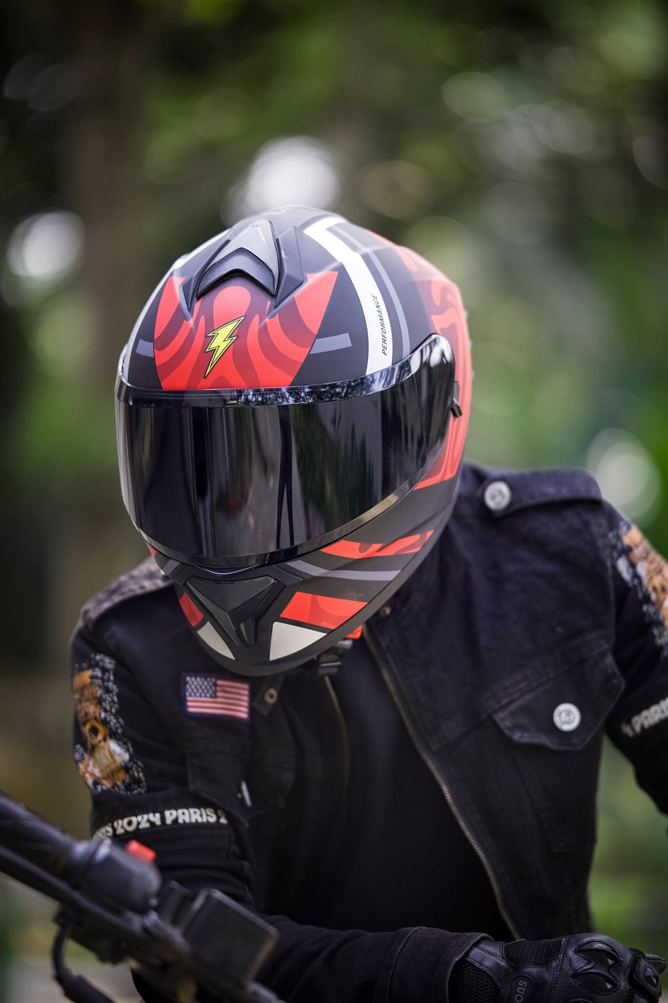 SPARK Challenger Helmet – Glossy Red/Black