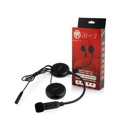 Pacific B1 Helmet Bluetooth Headset