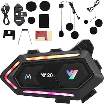 Y20 Helmet Bluetooth Headset