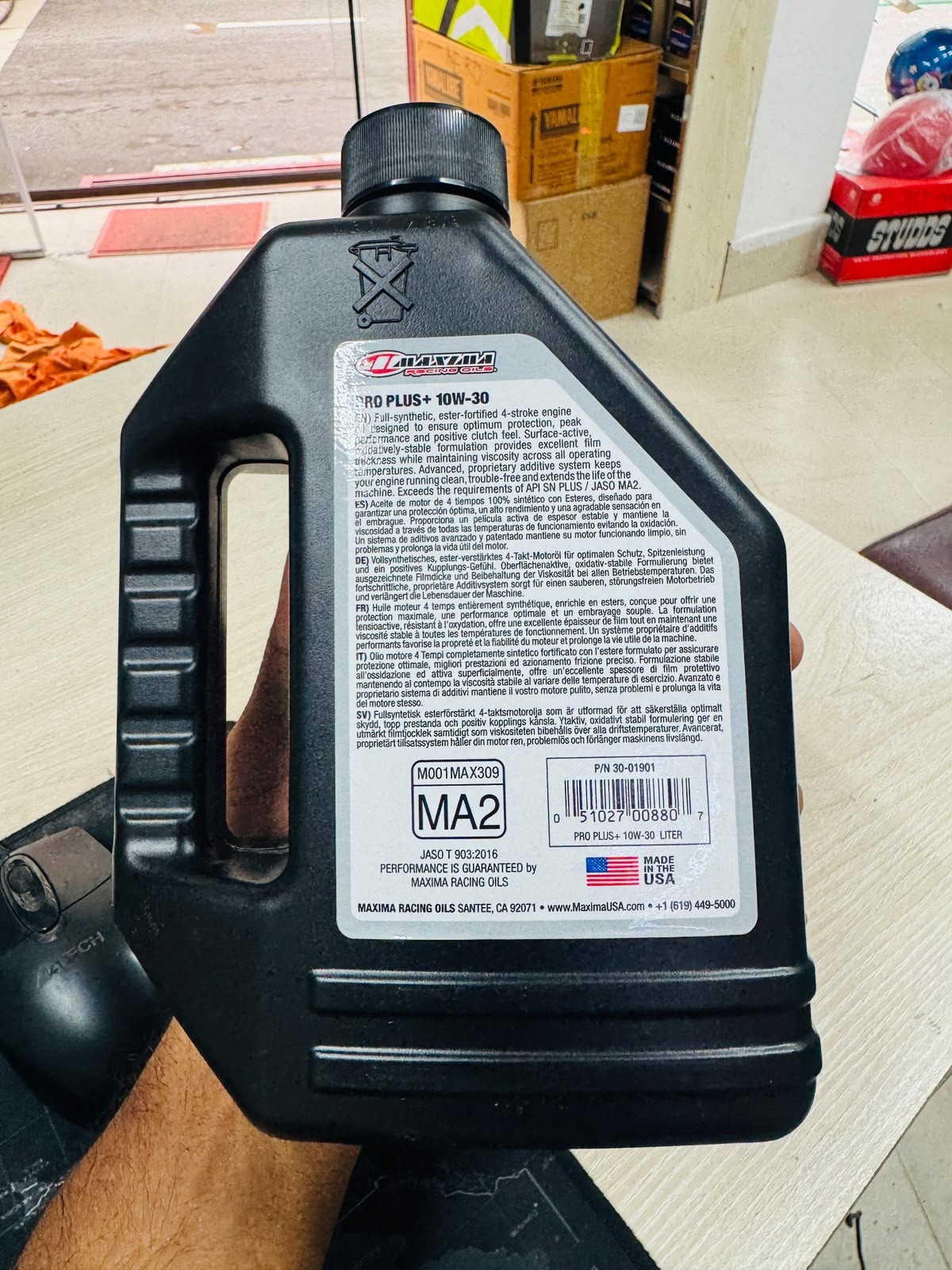 MAXIMA PRO PLUS+ 10W-30 FULL SYNTHETIC 1L