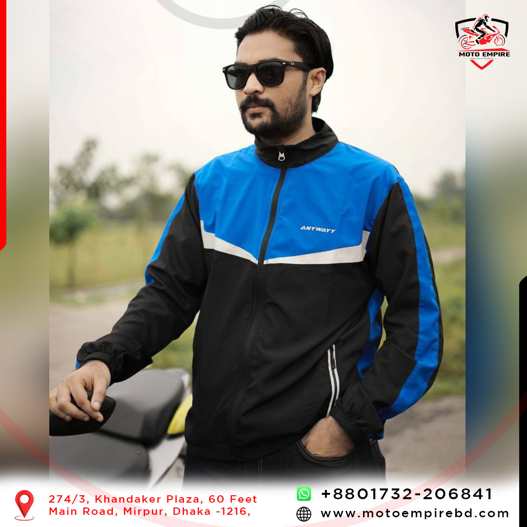 Anywayy Premium Windbreaker Blue/Black