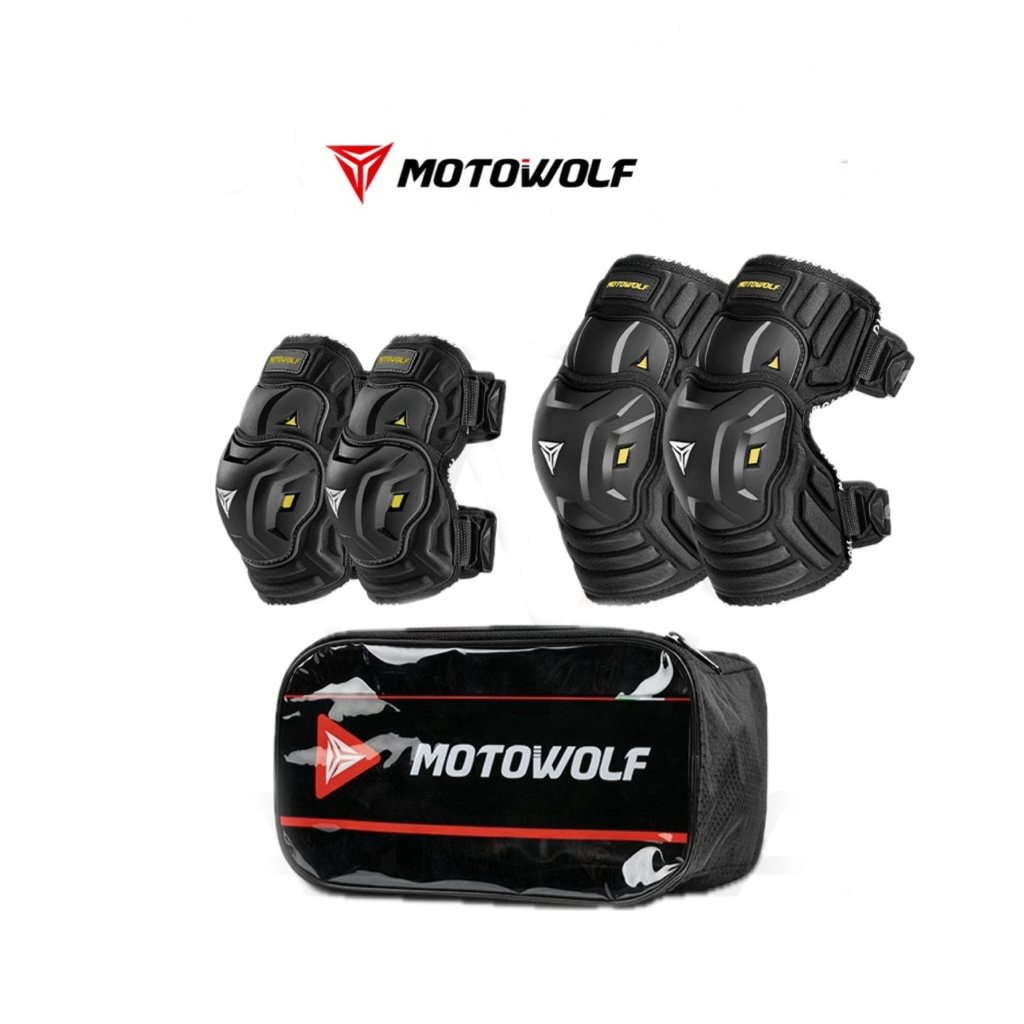 MOTOWOLF MDL1029C Elbow & Knee Guard Short – Multi Color